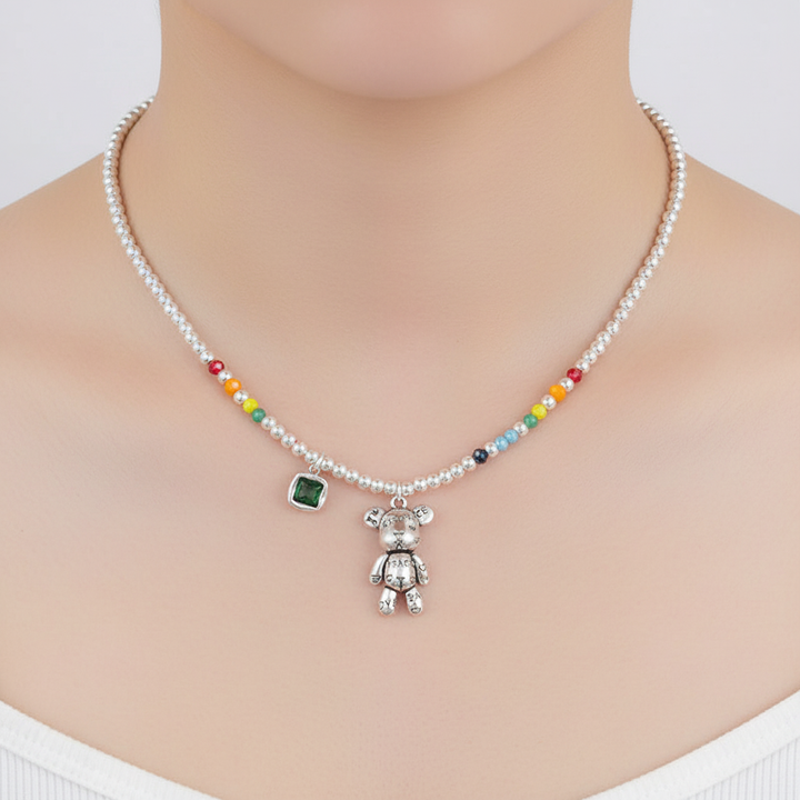 Sterlingsilber Kette - BearCharm 