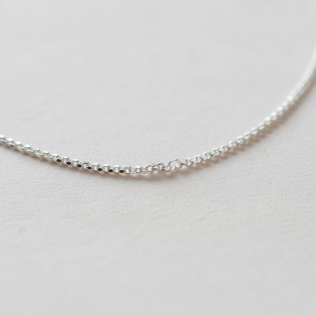 Sterlingsilber Kettenhalskette - SparkleChain 