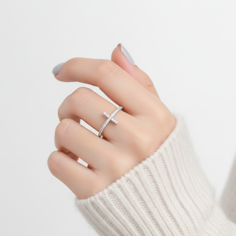 Sterlingsilber Mit Zirkonia - FaithGlow 