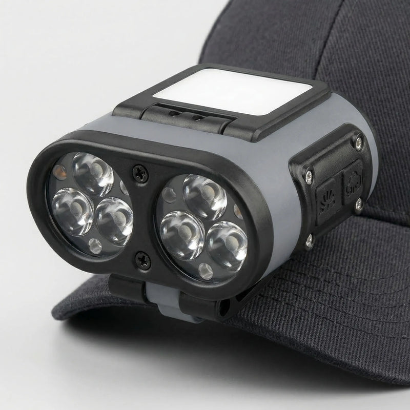 Stirnlampe Mit Sensor Und Mützenclip -  Lumeclip