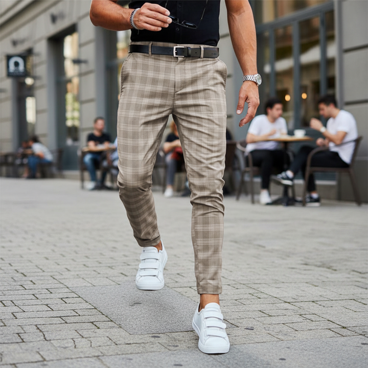 Streifen Chino Hose - Oskar