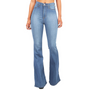Stretchy Wide-Leg Women's Trousers - Heather
