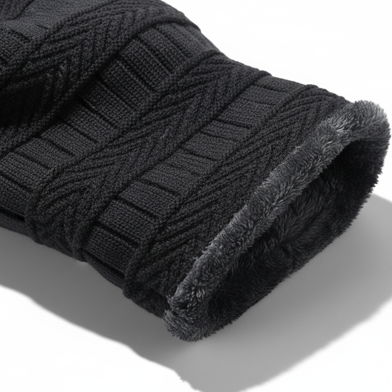 Strickbalaclava Mit Eingearbeitetem Schirm - WarmVisor