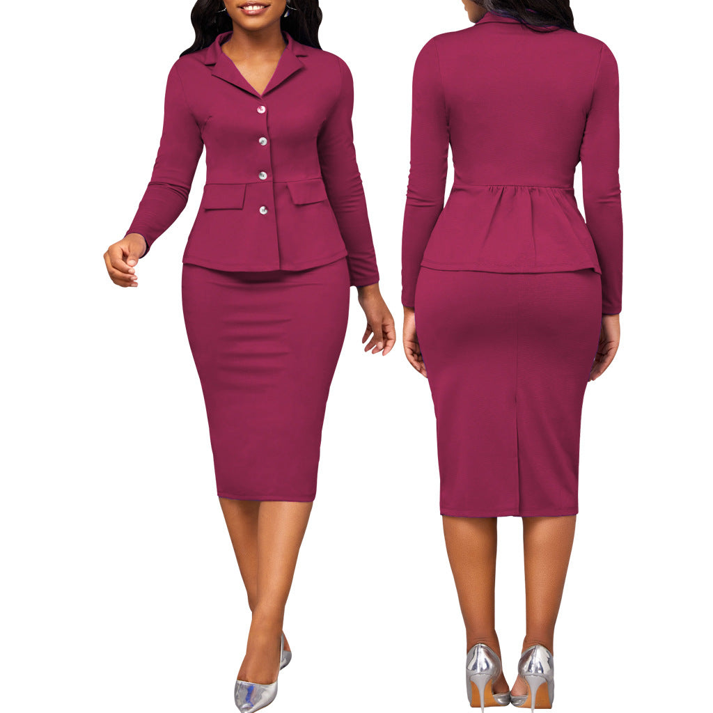 Structured Women's Office Suit Set - Jasmine