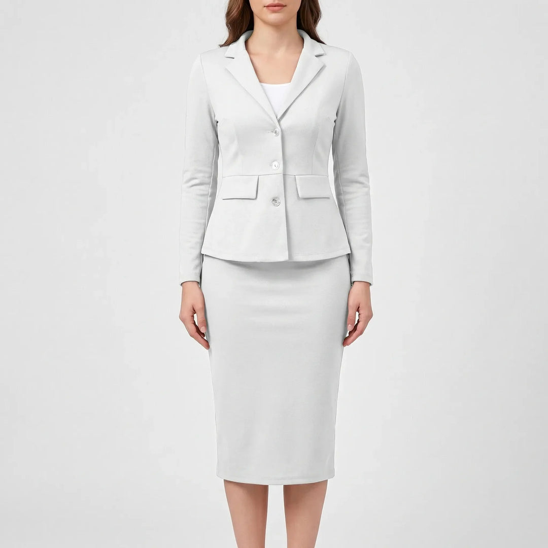 Structured Women's Office Suit Set - Jasmine