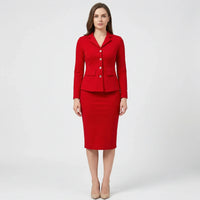Structured Women's Office Suit Set - Jasmine