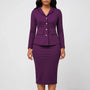 Structured Women's Office Suit Set - Jasmine