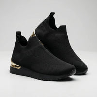 Supportive Knit Sock-Style Sneaker - Hazel
