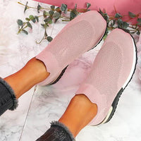 Supportive Knit Sock-Style Sneaker - Hazel