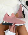 Supportive Knit Sock-Style Sneaker - Hazel