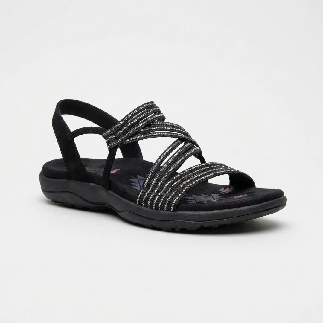 Supportive Strappy Flat Sandal - Elizabeth