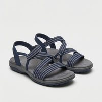 Supportive Strappy Flat Sandal - Elizabeth