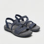 Supportive Strappy Flat Sandal - Elizabeth