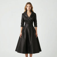 Tailliertes Midi Kleid - Emilie