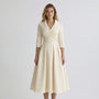 Tailliertes Midi Kleid - Emilie