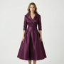 Tailliertes Midi Kleid - Emilie
