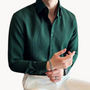 Textured Long-Sleeve Button-Up Shirt - Lester