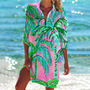 Tie-Dye Print Shirt Dress - Vanessa