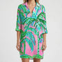 Tie-Dye Print Shirt Dress - Vanessa