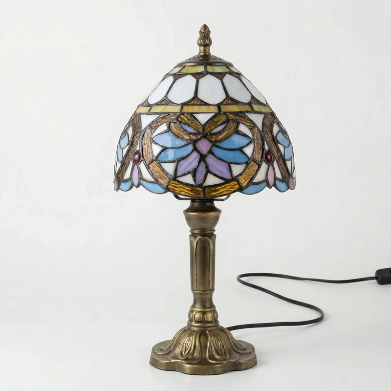 Tiffany-Style Stained Glass Table Lamp -  Tifforia