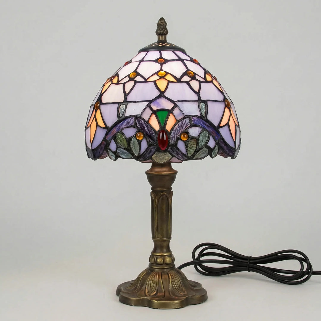 Tiffany-Style Stained Glass Table Lamp -  Tifforia