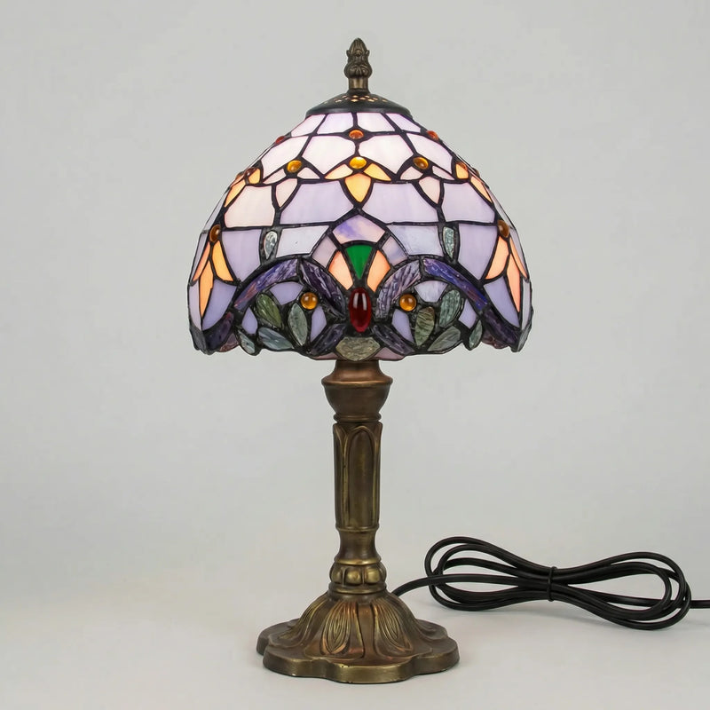 Tiffany-Style Stained Glass Table Lamp -  Tifforia
