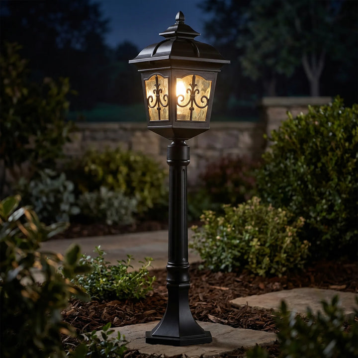 Traditional Outdoor Pedestal Light -  Lumiora