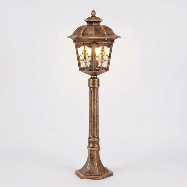 Traditional Outdoor Pedestal Light -  Lumiora