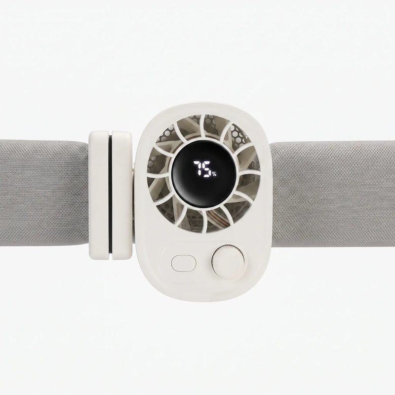 Tragbarer Klemmventilator Mit Display - Aeroclip