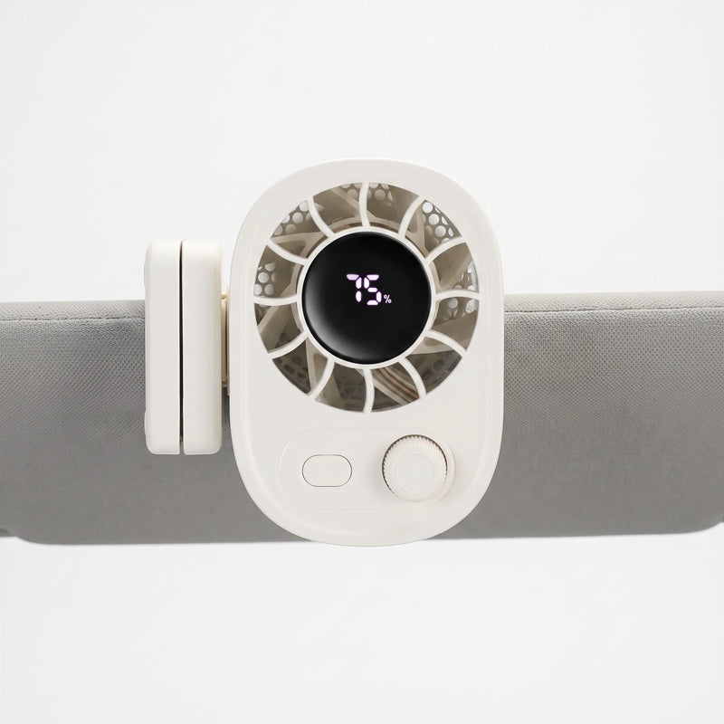 Tragbarer Klemmventilator Mit Display - Aeroclip