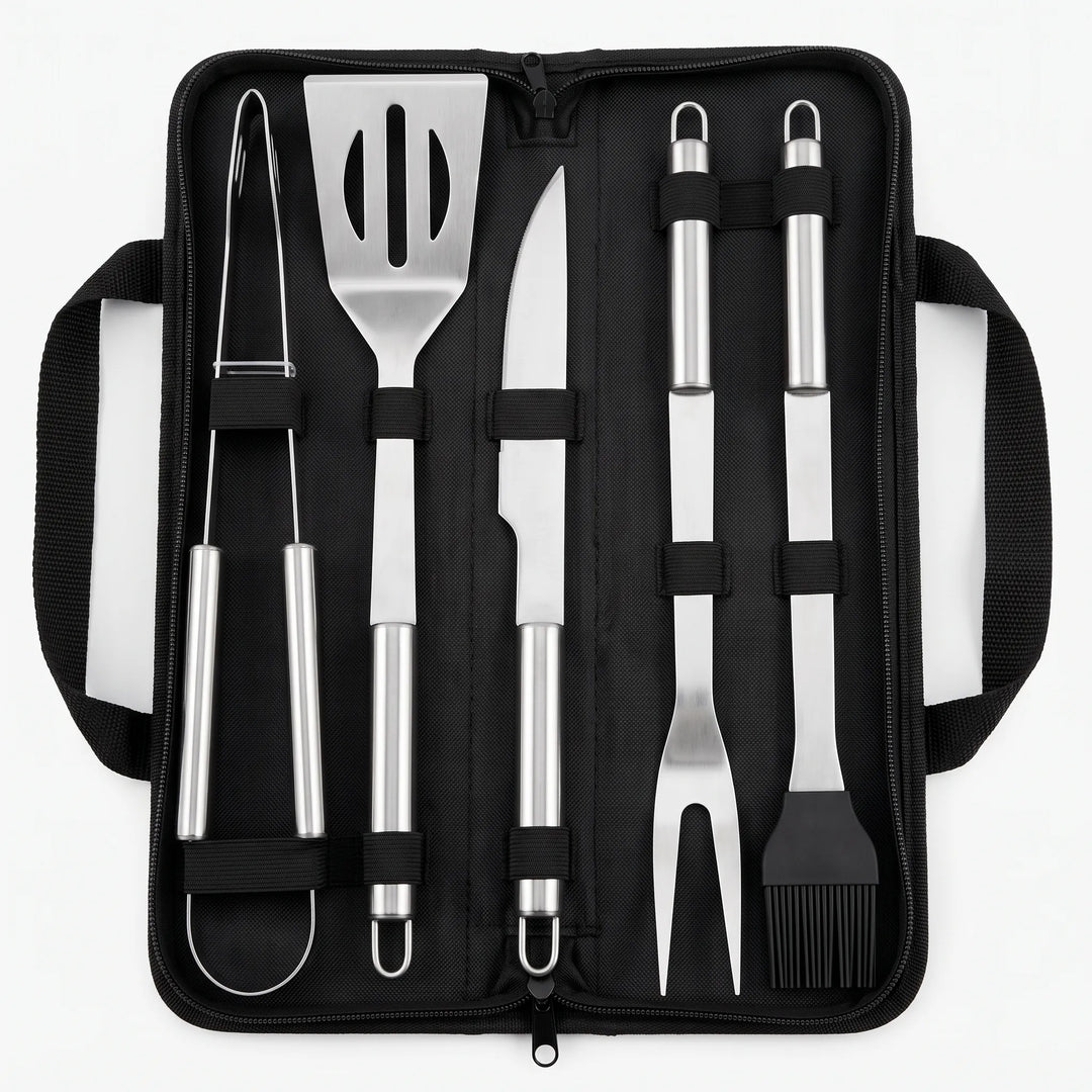 Tragbares Grillbesteck-Set - Grillora