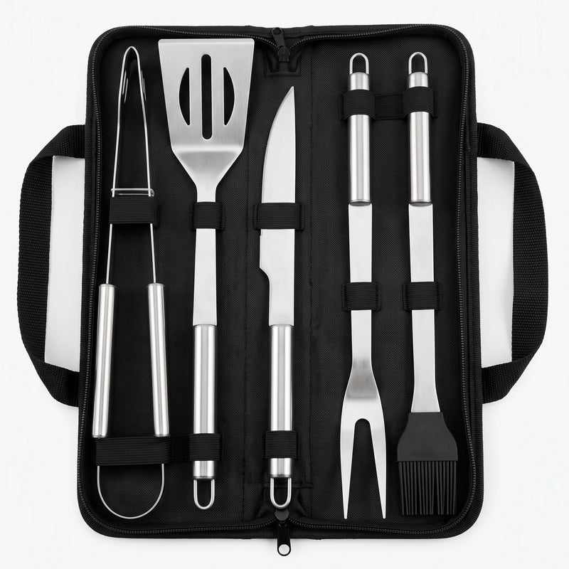 Tragbares Grillbesteck-Set - Grillora