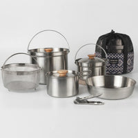 Tragbares Und Mehrteiliges Outdoor-Kochset -  Outvenco