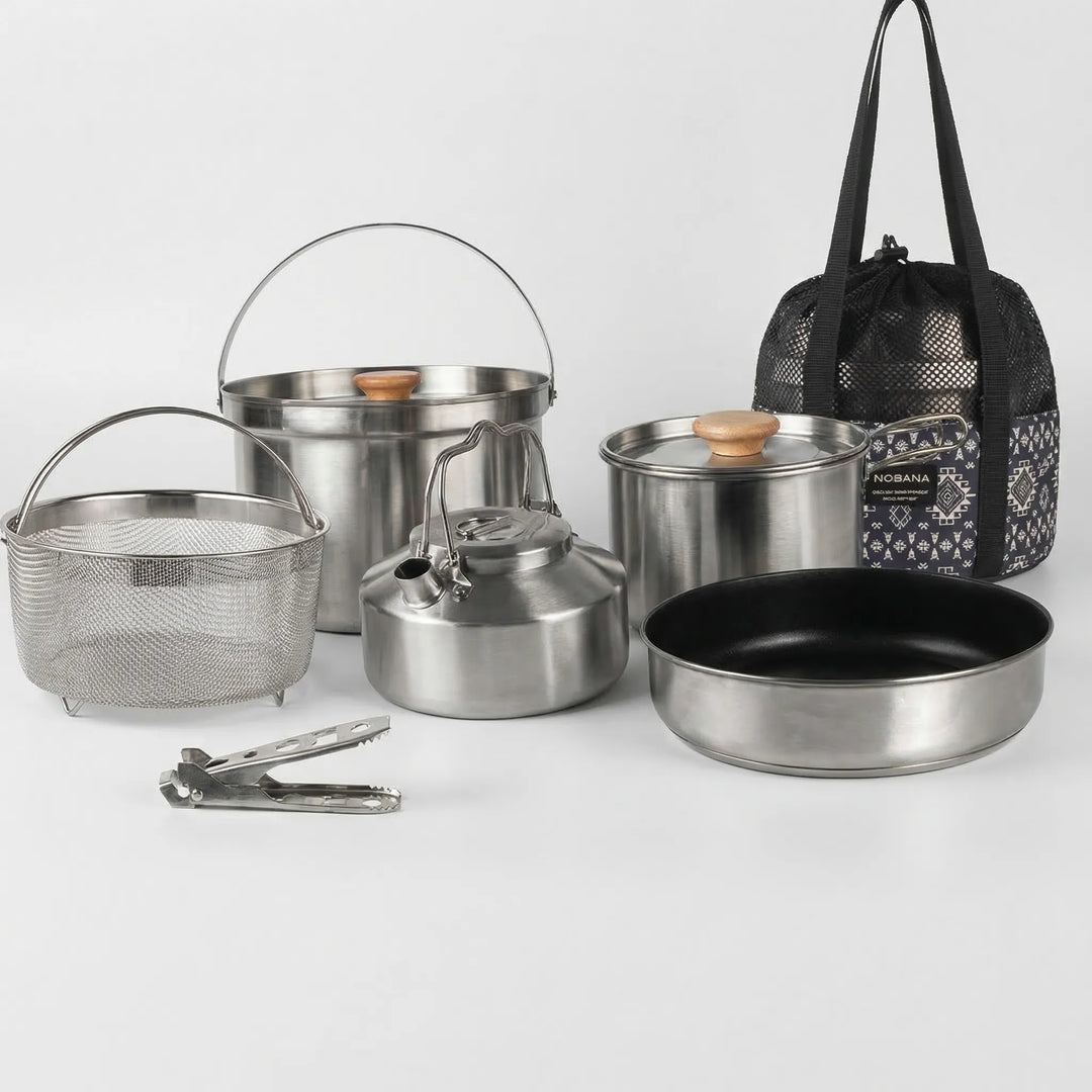 Tragbares Und Mehrteiliges Outdoor-Kochset -  Outvenco