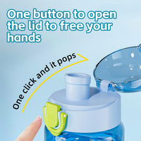 Transparente Trinkflasche Kinder Mit Print - Zydro