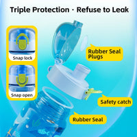 Transparente Trinkflasche Kinder Mit Print - Zydro