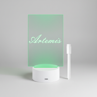 Transparentes Acryl Notizbrett - GlowMemo