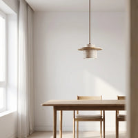 Travertine Stone Pendant Ceiling Light -  Travona