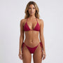 Triangle Top String Bikini Set - Tracy