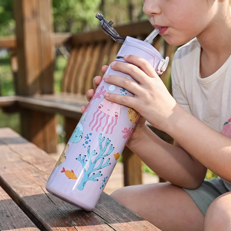Trinkflasche Für Kinder Mit Cartoon-Motiven - Sipify