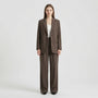 Two-Piece Blazer And Wide-Leg Trouser Set - Margie