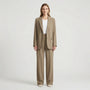 Two-Piece Blazer And Wide-Leg Trouser Set - Margie