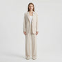 Two-Piece Blazer And Wide-Leg Trouser Set - Margie