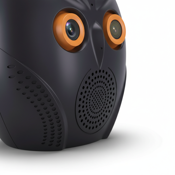 Uhrenförmige Überwachungskamera Aus ABS - OwlSight