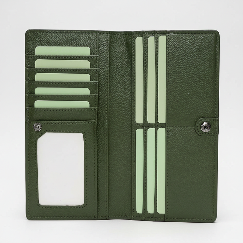 Ultra-Cienki Portfel Skórzany - CardGuard 