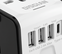 Uniwersalny Adapter Podróżny - TravelGo 
