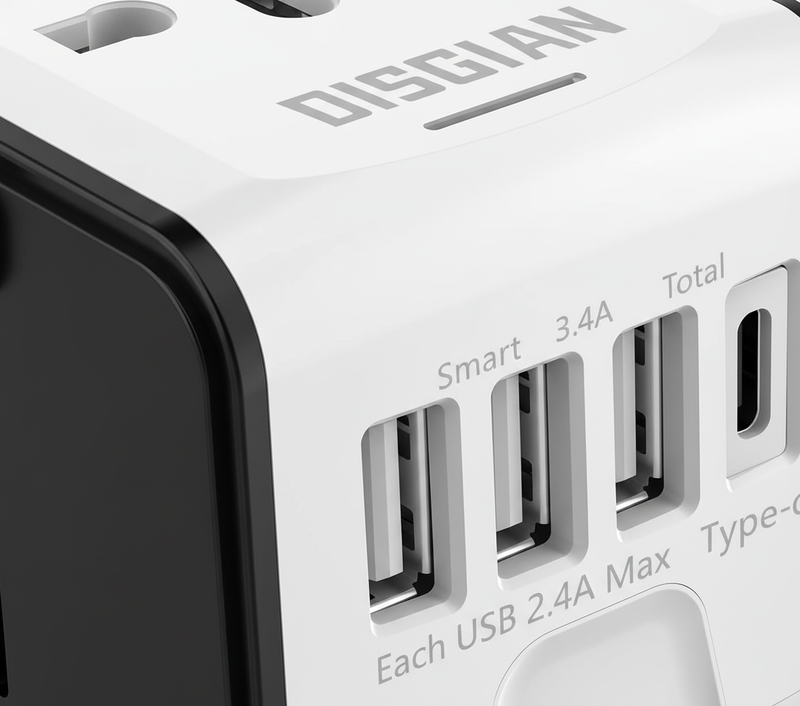 Uniwersalny Adapter Podróżny - TravelGo 