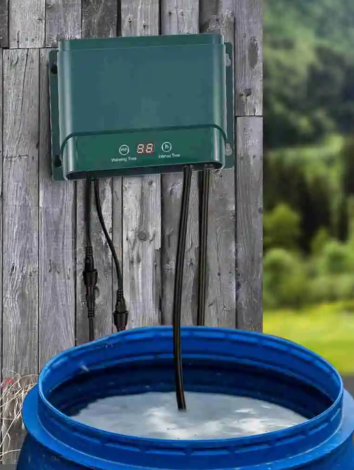 Solar-Tropfbewässerungssystem-Kit Automatisches Bewässern mit 30 Modi & 7 Timern – AquaFlow