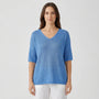 V-Neck Knit Top With Half Sleeves - Kristine