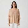 V-Neck Knit Top With Half Sleeves - Kristine